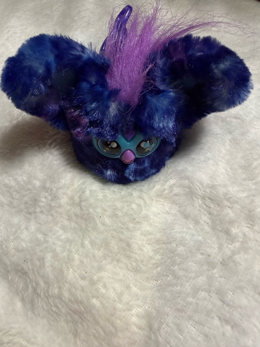 Furby Boom Blue Purple Plush Electronic Toy Hasbro Interactive Pet
